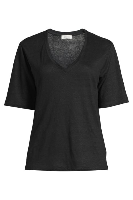 KEELIA V-NECK TEE BLACK 3