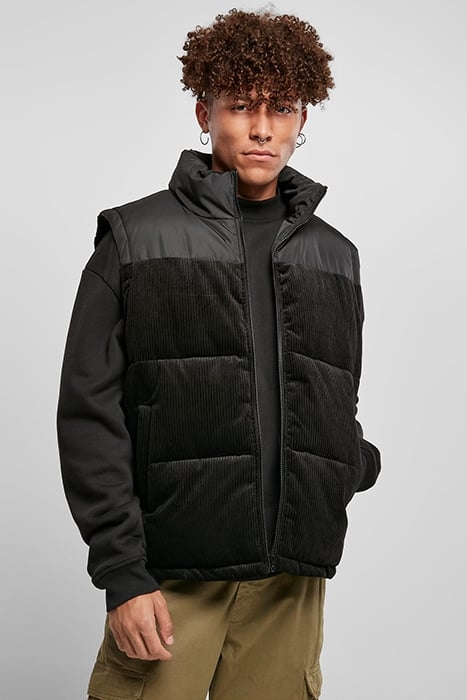 CORD VEST BLACK 1