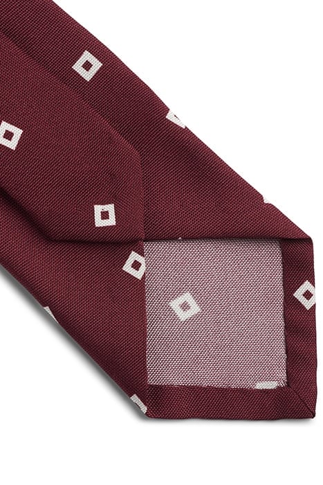 DARK RED GRAPHIC GRAPHIC TIE 3