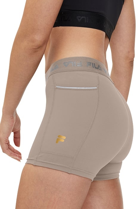 RIANXO RUNNING SHORT TIGHTS MOCHA MERINGUE 7