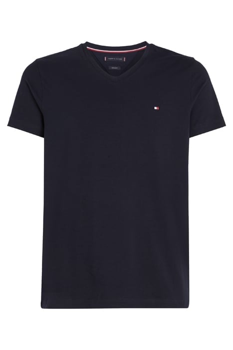 CORE STRETCH SLIM FIT V-NECK T-SHIRT DESERT SKY BLUE 3