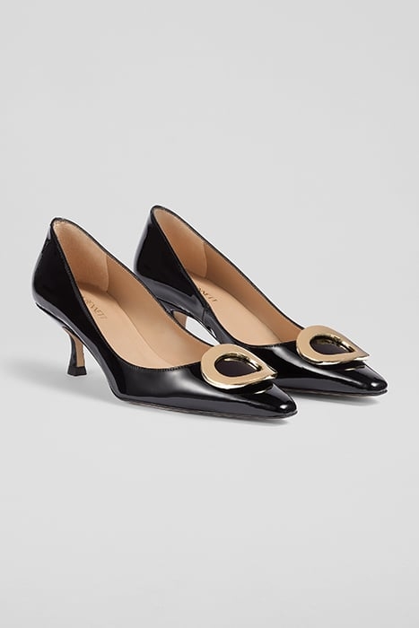 UMA POINTED PUMP BLACK 2