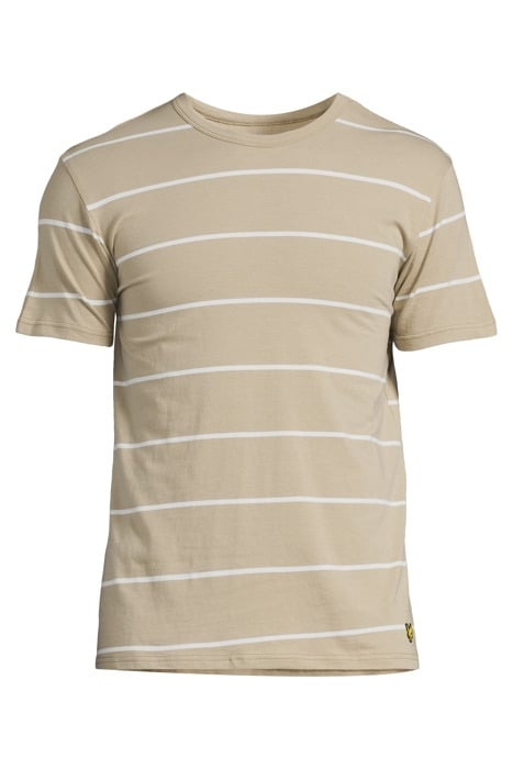 STRIPED 3 PACK T-SHIRT SAGE UNIFORM STRIPE/ WHITE/ JET BLACK 5
