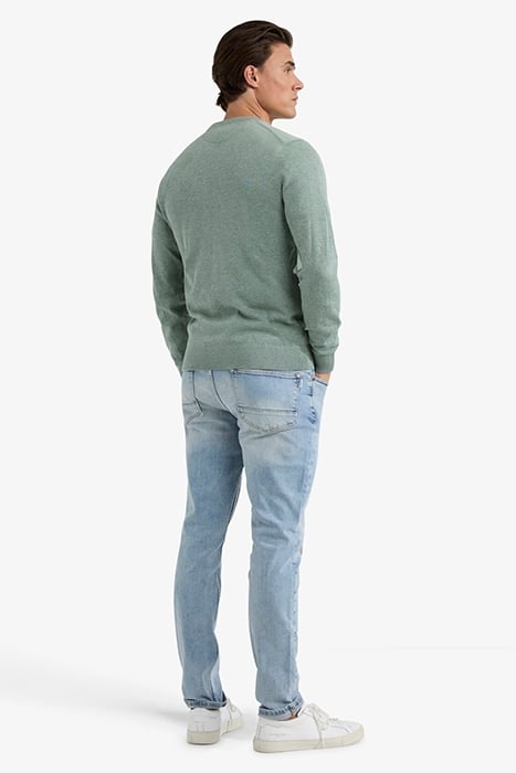 C-NECK SWEATER ICE GREEN 3