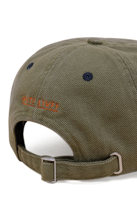 COTTON BASEBALL CAP KHAKI GREEN 2