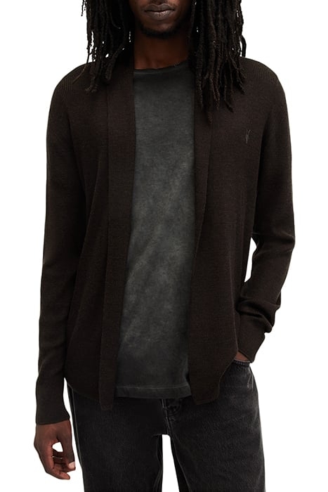 MODE MERINO OPEN CAR COFFEE BROWN 1