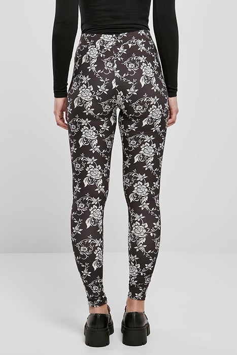 LADIES SOFT AOP LEGGINGS BLACKROSE 2