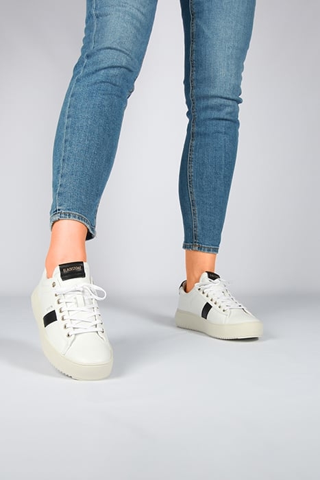 RYDER - BL220 WHITE BLACK - SNEAKER (LOW) WHITE BLACK 4