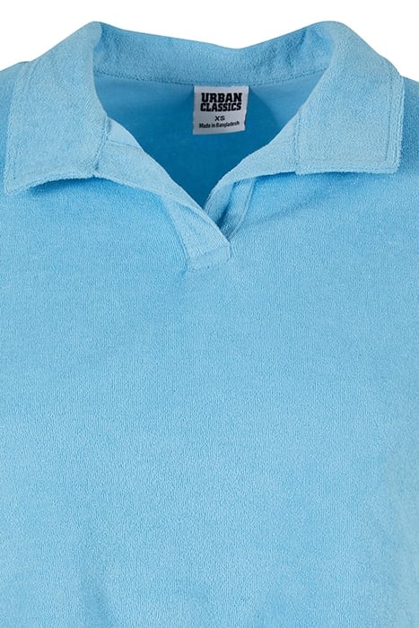 LADIES TOWEL POLO TEE BALTICBLUE 8
