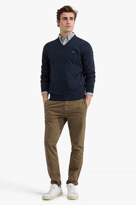 V-NECK SWEATER NAVY 2