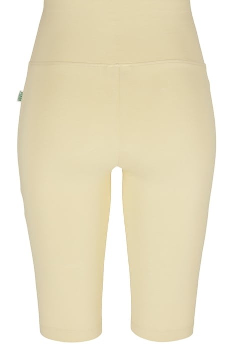 LADIES ORGANIC STRETCH JERSEY CYCLE SHORTS SOFTYELLOW 5