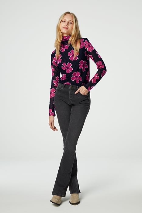 JANE TOP LOLLIPOP PINK/BLACK 2