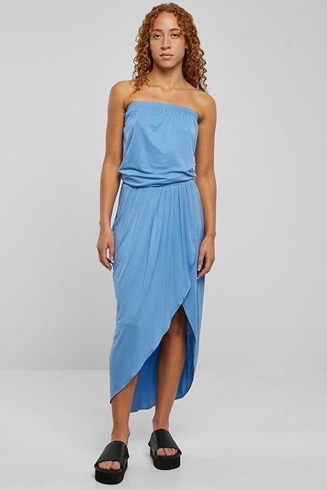 LADIES VISCOSE BANDEAU DRESS HORIZONBLUE 5