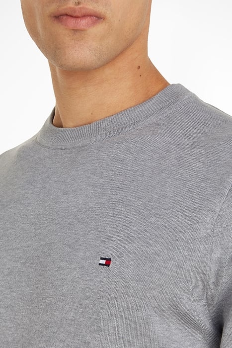 1985 SLIM FIT CREW SWEATER MED GREY HEATHER 5