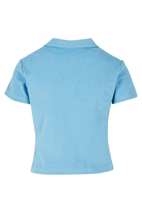 LADIES TOWEL POLO TEE BALTICBLUE 5