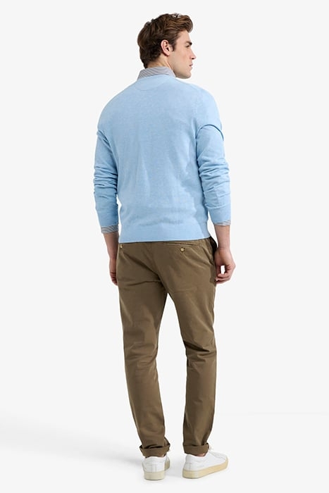 V-NECK SWEATER LIGHT BLUE 3