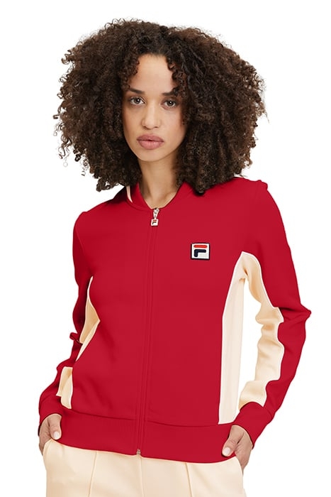 SETTANTA TRACK JACKET TRUE RED-ANTIQUE WHITE 1