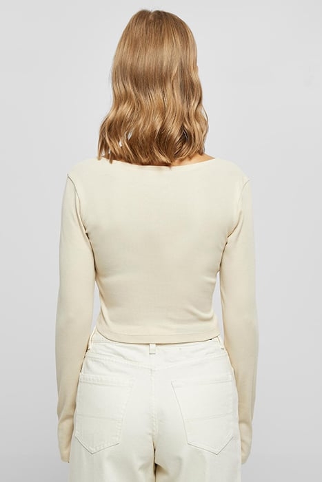 LADIES SHORT RIB CORSAGE LONGSLEEVE SOFTSEAGRASS 2