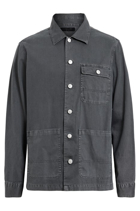 NEVIS CHORE JACKET WASHED BLACK 4
