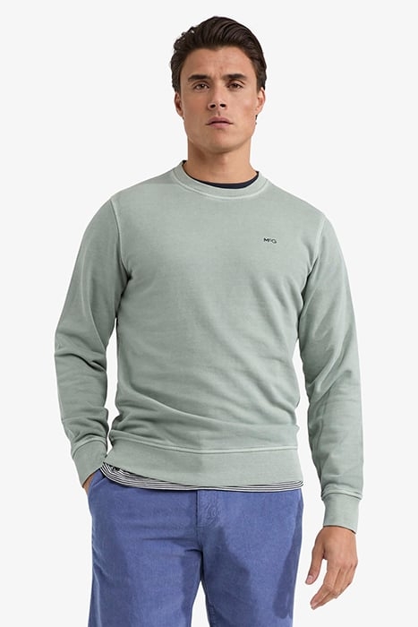 SUMMER CREW SWEATSHIRT ICE GREEN 1
