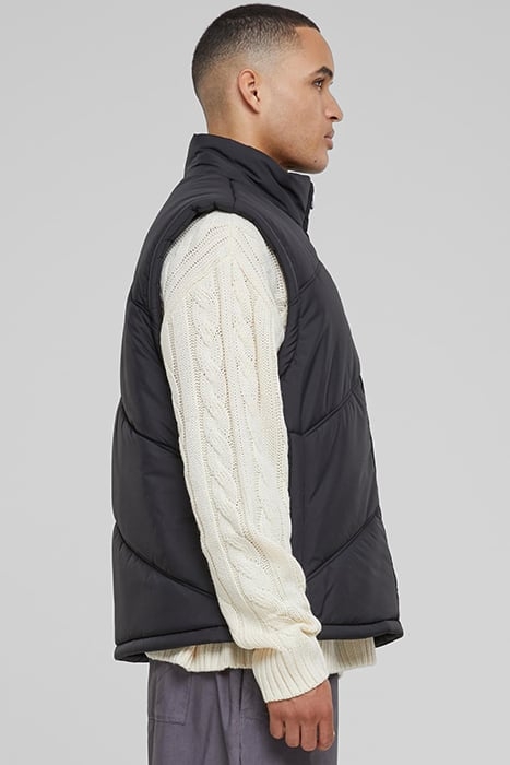 ARROW PUFFER VEST BLACK 7