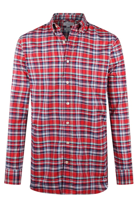 SUMMER CHECK SHIRT RED 4