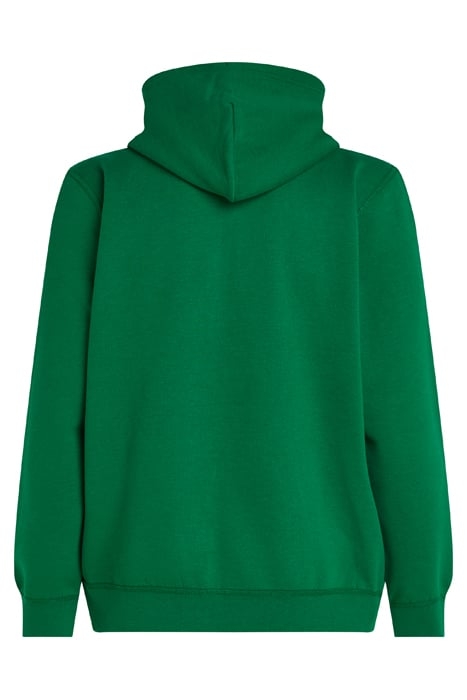 ESS SEASONAL FLEECE REGULAR FIT HOODIE, GREEN 5