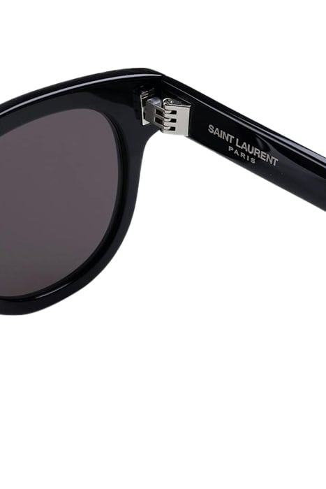 SAINT LAURENT – SL 571 ROUND FRAME UNISEX SUNGLASSES BLACK 4