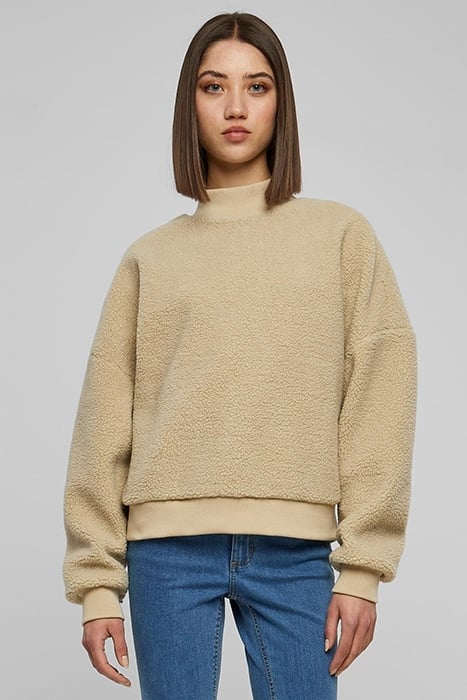 LADIES SHERPA CREWNECK WETSAND 1