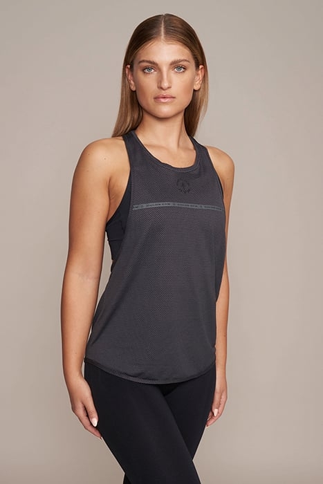MARY LOU - WOMEN'S LOOSE-FIT TANK TOP BLACK 1