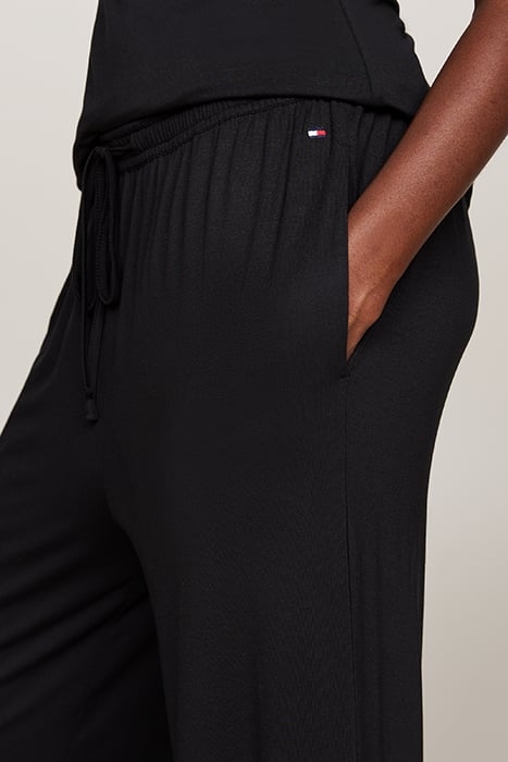 LONG FIT PYJAMA PANTS BLACK 6