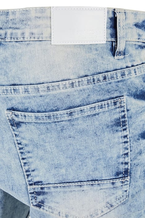 STRETCH SIGNATURE DENIM LT. SAND SPLATTER 5