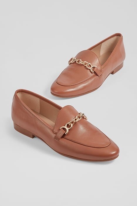 ADALYNN TRIM LOAFER TAN 3
