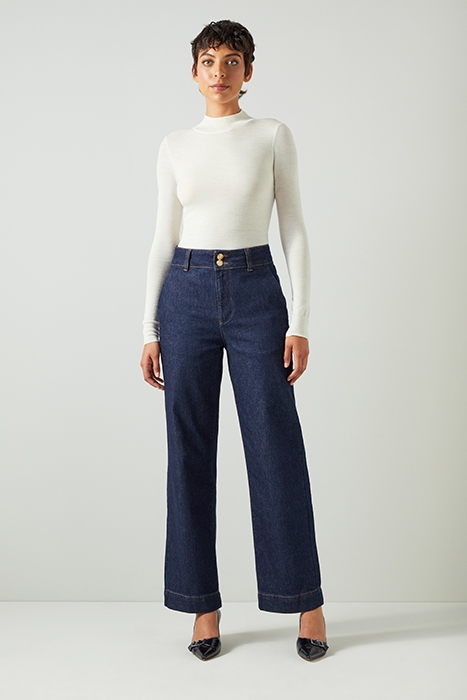 ELLIE MERINO LONG-SLEEVED TOP CREAM 1