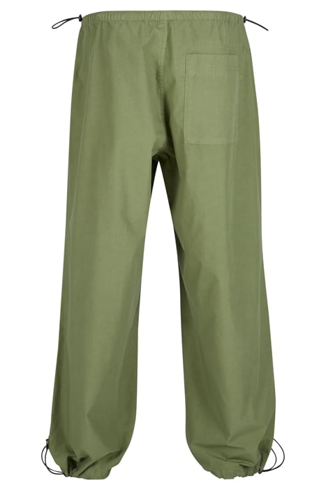 POPLINE PARACHUTE PANTS NEWOLIVE 5
