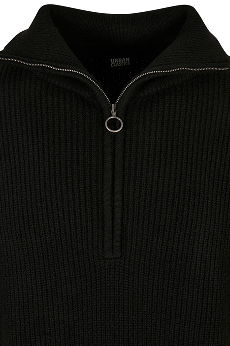 OVERSIZED KNITTED TROYER BLACK 8