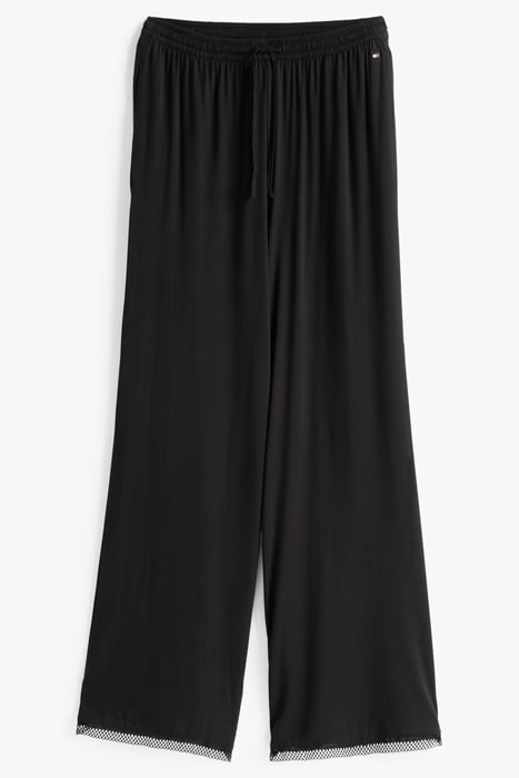 LONG FIT PYJAMA PANTS BLACK 4