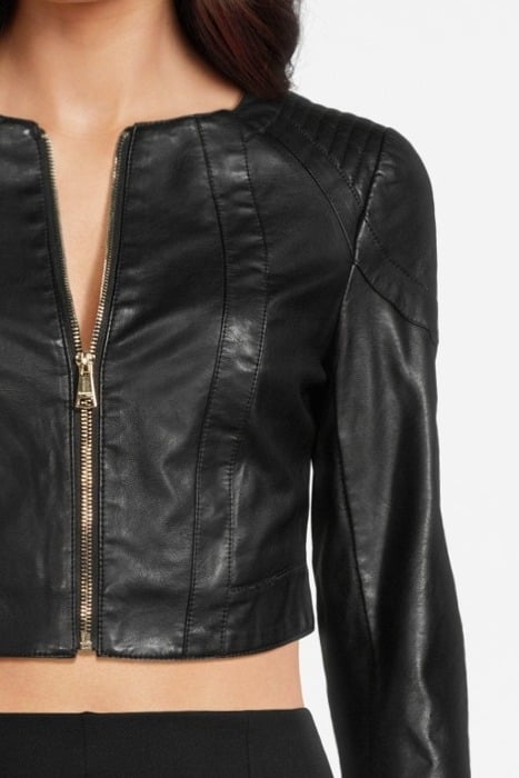 GISELE FAKE LEATHER CAVIAR / BLACK 4