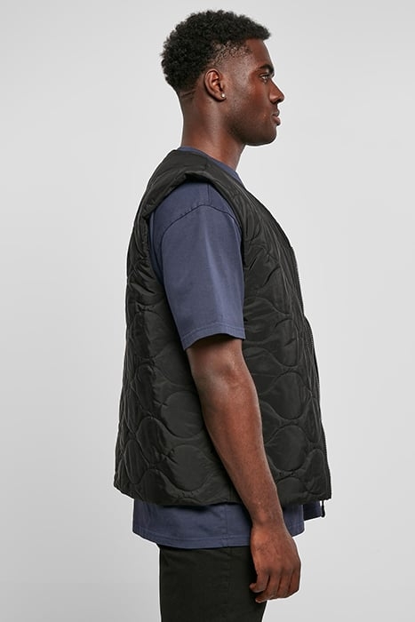ZIPPED GILET BLACK 7