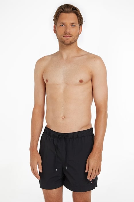 BEACHWEAR SHORT REGULAR FIT, SWIM SHORT BLACK 1