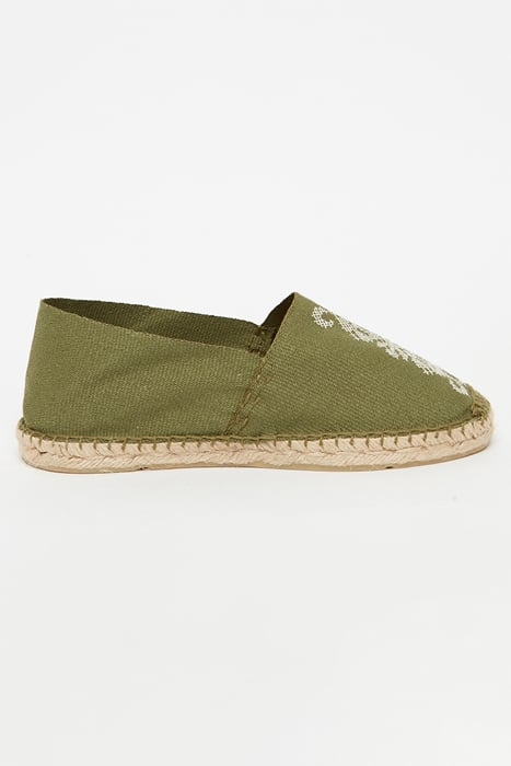 AURIANE ESPADRILLES KHAKI ECRU 1