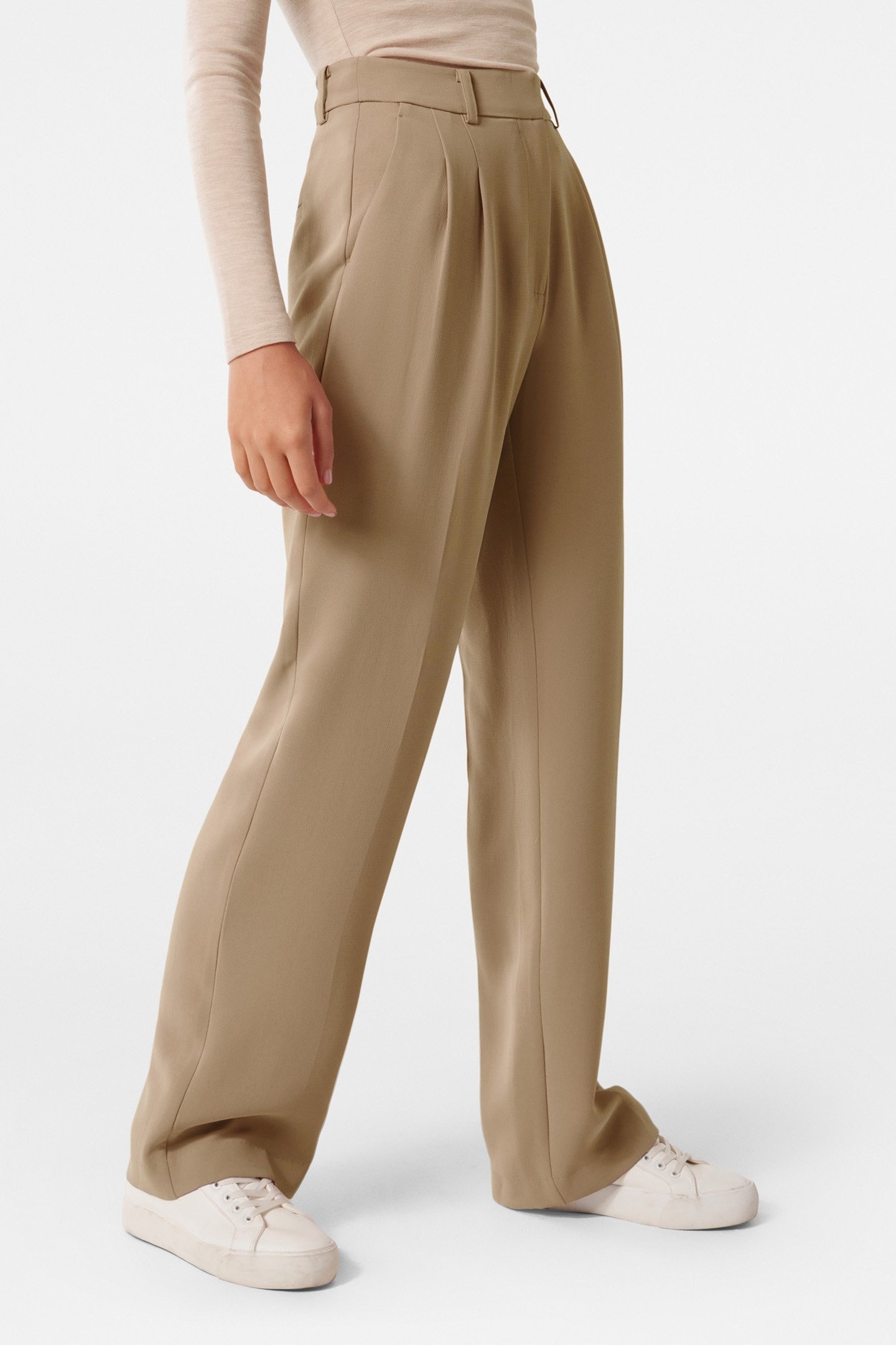 DAKOTA PETITE STRAIGHT LEG PANTS CAMEL 5