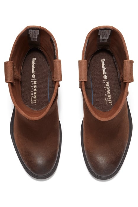 BRIMFIELD TALL PULL ON BOOT DARK BROWN SUEDE 3