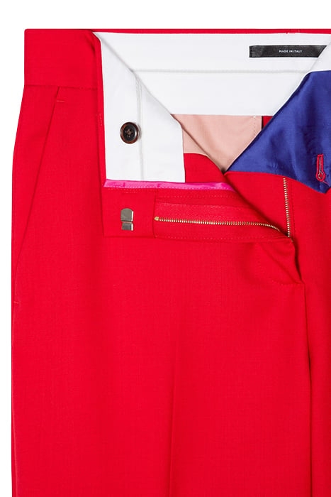 WOMENS TROUSERS CORAL RED 3