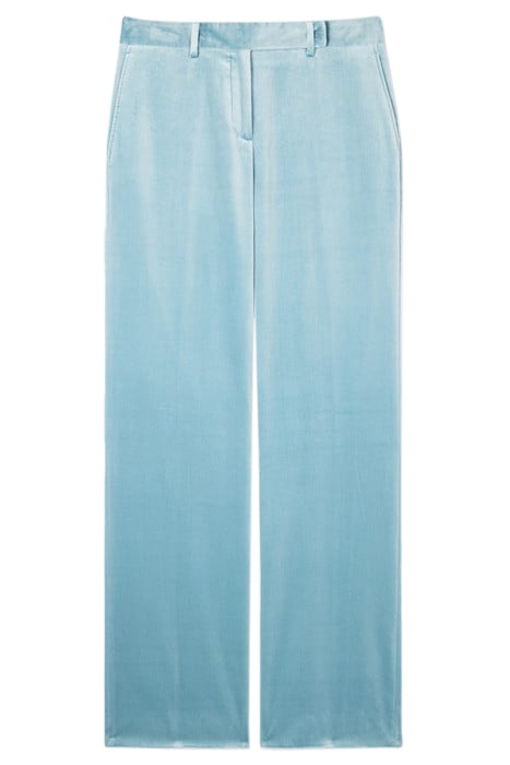 WOMENS TROUSERS PETROL BLUE 4