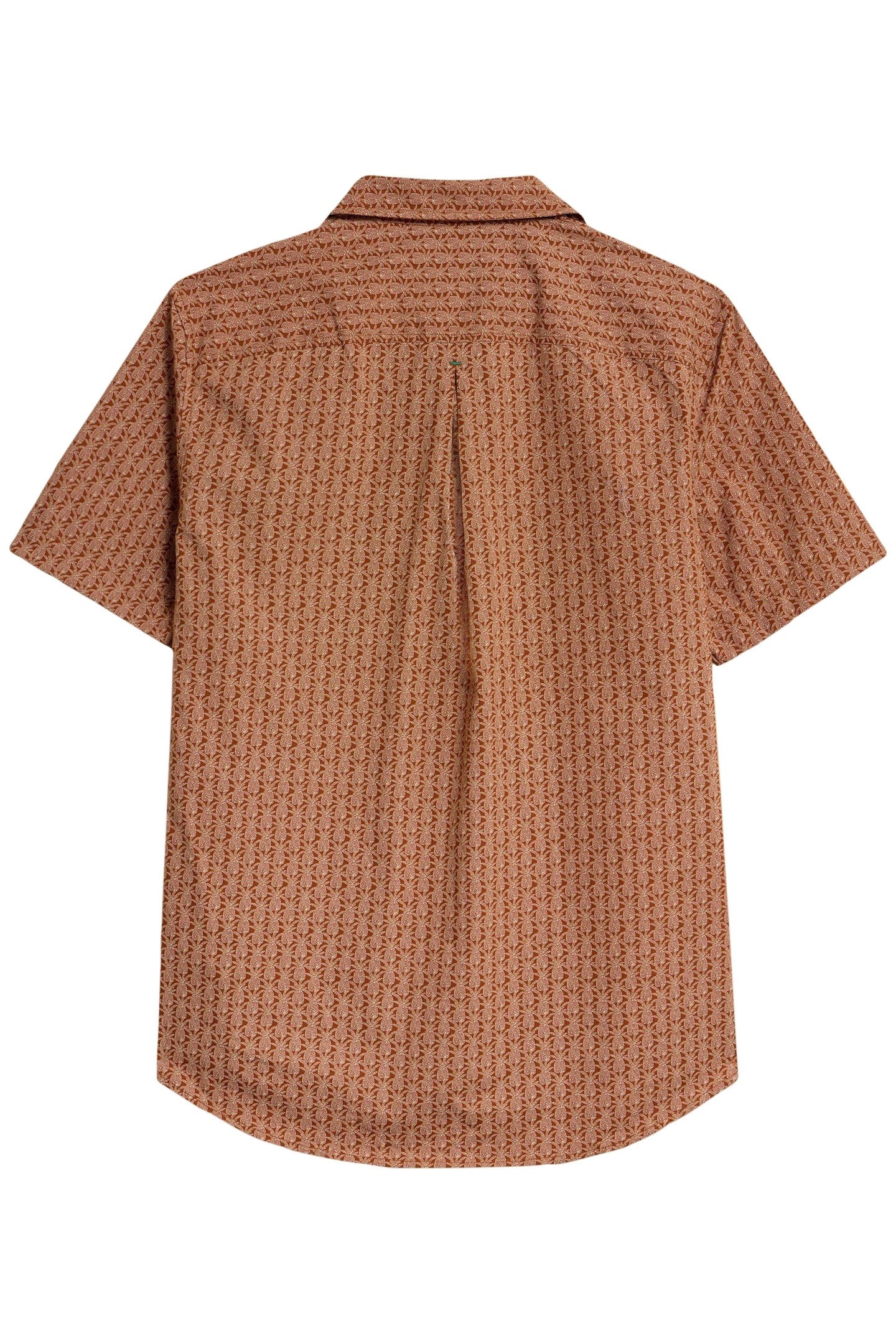 GEO PINEAPPLE PRINTED SS SHIRT ORANGE PRINT 5