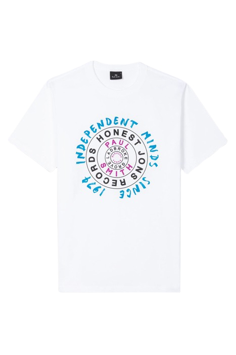 MENS REG FIT T SHIRT HONEST JOHNS WHITE 4