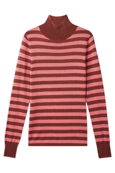 ALLIE METALLIC KNITTED SWEATER PINK 3