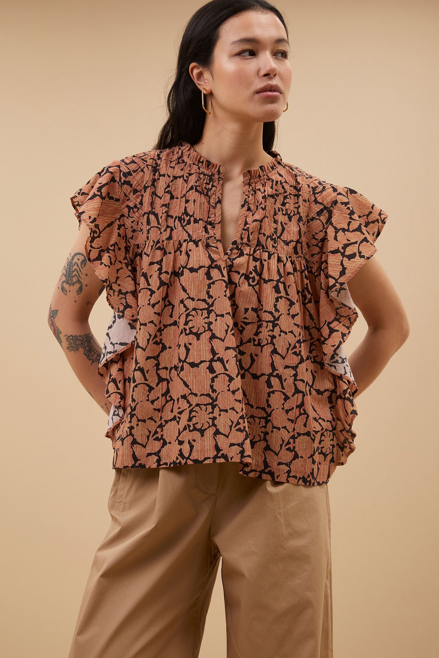 DANEE ANIKA BLOUSE ANIKA PRINT 1