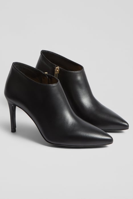 ELLE - POINTED SHOE LEATH BLACK 1